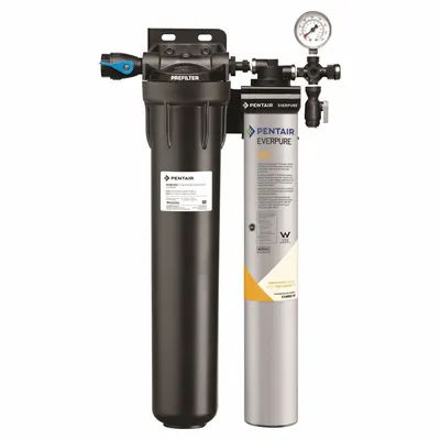 EVERPURE Water Filtration System: 0.2 micron, 2.5 gpm, 25,000 gal - Drinking Fountain & Beverage Machine Water Filter Systems