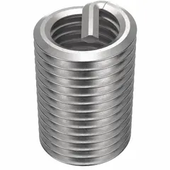 Free-running tanged helical insert for repairing or reinforcing threads in metal components. Made of 18-8 stainless steel with a tensile strength range of 200,000 to 250,000 psi. Thread size 5/16"-24, fine thread, right-hand orientation. Pack of 100 pieces.