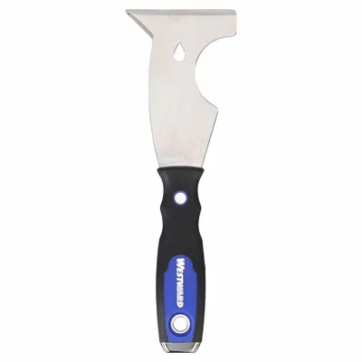 WESTWARD Painters Tool: Stainless Steel, 3 in Blade Wd, 4 1/4 in Blade Lg - Corrosion Resistant Painter's Multi-Tools