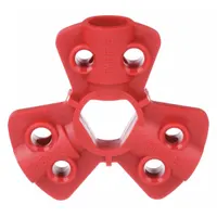 BRADY Pneumatic Fitting Lockout: Pneumatic Fitting, 1/4 in_3/8 in_1/2 in For Fitting Sizes, 64221