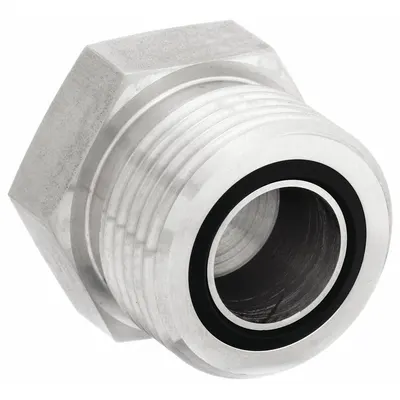 PARKER Hydraulic Hose Plug: Stainless Steel, 3/4 in Fitting Size - Hydraulic Hose Plugs