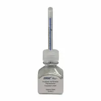 DURAC PLUS Bottle Thermometer: 10°C to 45°C, +/-0.5°C, 30 mL Bottle Volume, Glass Beads (MPN B60600-0900)