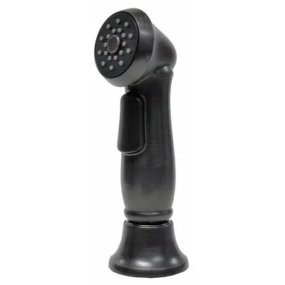 DANCO Kitchen Sprayer: Plastic, Oil Rubbed Bronze, 5 in Overall Lg, 1/2" Connection Size - Faucet Sprayer Heads & Valves