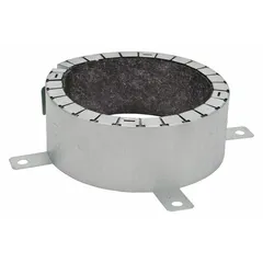 The 3M ULTRA-PPD-2 is a firestop collar designed for 2-inch plastic pipes passing through fire-rated walls. It provides a 3-hour fire rating by expanding when heated to seal the penetration and block flames and smoke. This collar is used in passive fire protection systems to maintain compartmentation in commercial and industrial buildings.