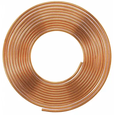 STREAMLINE Tubing: Copper, 3/4 in, Type K, 100 ft - High-Pressure Type K Copper Tubing for Plumbing