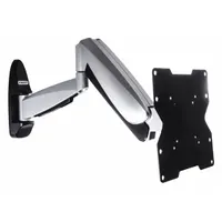 STANLEY TV Wall Mount: Wall, For 32 in to 55 in Screens, Max. 60 lb, 180° Swivel, 20° Down, 10° Up (MPN E0104751)