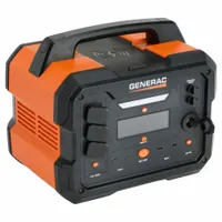 Portable power station with 1,600 W continuous and 3,200 W surge output, 1,086 Wh capacity. Includes three AC receptacles, AC charge cord, wireless charging, and parallel configuration capability. Suitable for powering tools, electronics, and appliances at job sites, outdoor events, or during power outages
