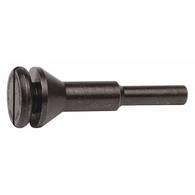 WEILER Screw Lock-Type Wheel Arbor, 1/4 in Shank, For 3/8 in Wheel Arbor - Screw Lock-Type Wheel Arbors