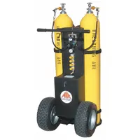 Air Cylinder Cart: 4500 psi High Pressure Cylinders, 5,000 psi Max Pressure, 112 lb Empty Cart Wt (MPN MP-2300HCY)