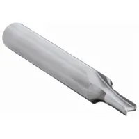 ONSRUD Solid Router Bit: Straight V-Flute, 2 Flute, 1/4" Cut Dia, 3/4" LOC (MPN 56-082)