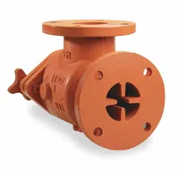 SSI Strainer: 8 in, 6 in Outlet Connection Size, FF Flange, 17 in Lg, Cast Iron, 0.0331 in (MPN 0800-125SFIP-42)