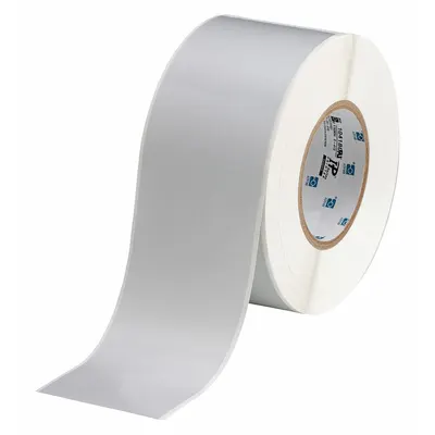 BRADY Continuous Label Stock: 3 in x 300 ft, Polyester - Brady Continuous Label Rolls