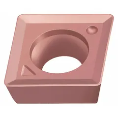 Diamond indexable milling insert for high-precision machining of non-ferrous materials, composites, and abrasive workpieces. Provides hardness and wear resistance for demanding cutting operations. Suitable for milling applications requiring superior surface finish and extended tool life.