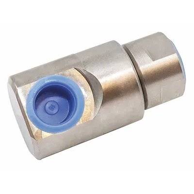COXREELS Swivel: 1/2 in FNPT, 1/2 in FNPT, For HP1125/HP1275 Reel Series - Nickel-Plated Steel Hose Reel Swivels