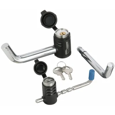 MASTER LOCK 2848DAT Trailer Locking Kit, Silver, Class I, 2 Keys - Trailer Locking Kits