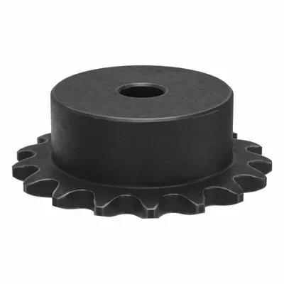 TRITAN Sprocket: One-Sided Hub, For Single Strands, 25, 17 Teeth, 1.361 in Pitch Dia - Size 25 Plain-Bore Roller Chain Sprockets