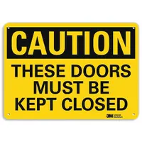 Safety Sign: Aluminum, Mounting Holes Sign Mounting, 7 in x 10 in Nominal Sign Size, Engineer Grade (MPN U4-1702-RA_10X7)