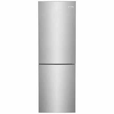 FRIGIDAIRE FRBG1224AV Bottom-Freezer Refrigerator, 11.5 cu ft, Stainless Steel - Bottom-Freezer Refrigerators