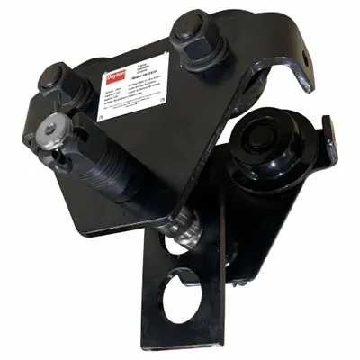 Dayton Trolley: Push, 1,000 lb Max Hoist Load Capacity - Push Trolleys for Hoists