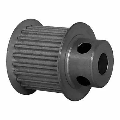 Dayton Timing Pulley: Modified Curvilinear, Fixed, For GT Timing Belt Section - GT Section Fixed-Bore Timing Pulleys with Hub
