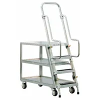 APPROVED VENDOR Vertical-Access Utility Cart: 800 lb, 52 in L x 22 in W x 70 in H Overall Dim (MPN 50061)