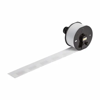 BRADY Wraparound Label: 1 1/2 in x 1/2 in, Vinyl - Brady Precut Label Roll Cartridges