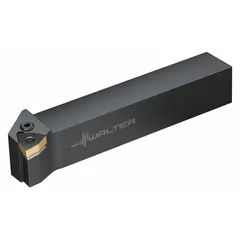 Indexable turning and profiling toolholder for external turning, facing, and profiling operations on CNC lathes and manual machines. Accommodates indexable inserts for efficient material removal in metalworking applications.