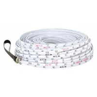 KESON Surveyors Rope: Manual, SR-18-300, SAE, 300 ft, 1/8 in, Loop Tip, 300 ft Blade Lg (SAE), Inch