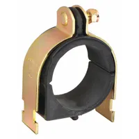 Vibration-Dampening Strut Clamp: Zinc-Plated Steel, For 3/4 in Pipe, For 1 1/16 in Max. OD (MPN CN17P)