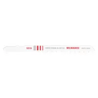 MILWAUKEE Jigsaw Blade: 10, 4 in Blade Lg, Bi-Metal, Bi-Metal, T Shank, Metal/Plastic/Wood, 5 PK (MPN 48-42-5310)
