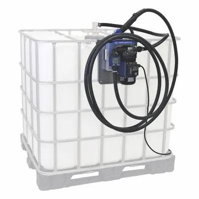GRACO Electric Drum Pump: 120 V AC, 9 gpm Max. Flow Rate, Pump with Discharge Hose - Tote-Mount DEF Dispensing Pump Systems