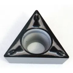 Triangle (T) indexable turning insert for general turning, facing, and profiling on metal workpieces. Designed for use in CNC and manual lathes, offering multiple cutting edges per insert.