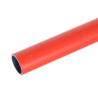 FLEXPIPE Steel Framing Pipe: Steel Framing Pipe, Red, 1 1/8 in Nominal Pipe Size, Steel, 96 in Lg (MPN P-96-RD)