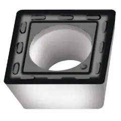 Square indexable milling insert with WK10 grade and G88 chipbreaker geometry. Designed for general-purpose square shoulder milling of steel and cast iron. Suitable for industrial machining operations in sectors such as automotive, heavy equipment, and general engineering.