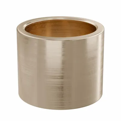 OILITE Sleeve Bearing: Bronze, SAE 841, 22 mm Bore, 27 mm OD, 22 mm Lg - Lubricated General Purpose Metallic Sleeve Bearings