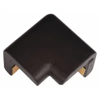 Radius Corner Guard: Polyurethane Foam, Round Shape, 5 in Overall Lg, 0.5 in Overall Thick, Black (MPN 60-6786)