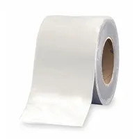 Roof Repair Tape: 4 in W, 25 ft L, 65 mil Thick, White, For All Materials Except Silicone (MPN RSPW-4-25R)