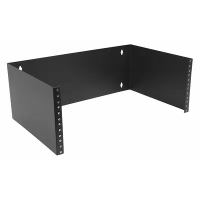 MONOPRICE Rack Bracket: 4 U, 12 in Overall Dp, 19 in Overall Wd, 7 in Overall Ht - Rack-Width Wall-Mount Cable Management Brackets