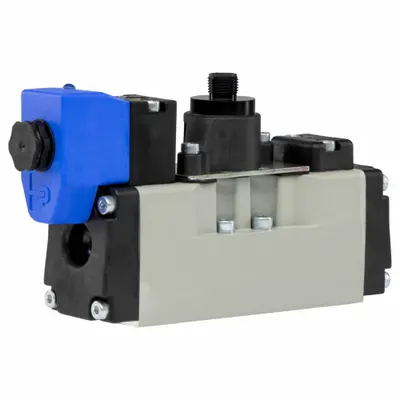 PARKER Solenoid Air Control Valve: Four-Way / Two-Position, 5599-1, Single Solenoid - Parker H Series Directional Control Valves