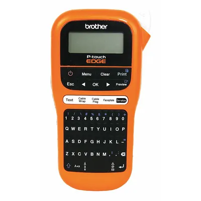 BROTHER Handheld Printer: No Wireless Connectivity, 1/2", 180 dpi Printhead Resolution - Handheld Label Printers