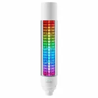 PATLITE Tower Light Assembly: 5 Tier, Sounder Tier Included, IP65, Direct Wire, 60 mm Overall Dia (MPN LB6-20ILWCBW)