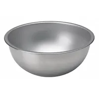 This VOLLRATH mixing bowl is made of stainless steel with a silver satin finish. It has a 3-quart capacity and an outside diameter of 9 3/8 inches. Suitable for mixing, blending, and preparing ingredients in commercial kitchens and food service operations