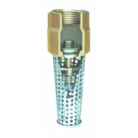 SIMMONS Foot Valve: Spring, Silicon Bronze, Inline, 3/4 in Pipe Size, FNPT, Pumps, Female, NPT (MPN 452SB)