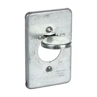APPLETON ELECTRIC Weatherproof Cover: Steel, FD/FS, Round Flush Receptacles, 1 Gangs, No Enclosure (MPN FSK-1R-T)