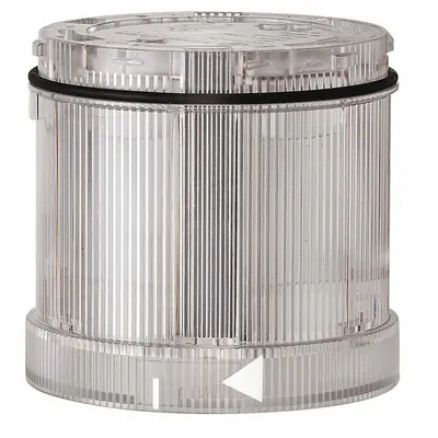 WERMA Tower Light Module: Steady, 115V AC, Clear, 70 mm Overall Dia, 66 mm Overall Ht - Steady Light Modules
