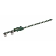 Cabled digital caliper with interchangeable ball jaws for measuring groove widths, hole diameters, and recessed dimensions. Accuracy ±0.0012 in, resolution 0.0005 in/0.01 mm. Suitable for precision measurement of curved surfaces in machining and quality inspection.