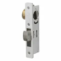 Lockset Cylinder: Hinged Door Lock, Galvanized, Steel, Gray, Locks (MPN SAF-MS)