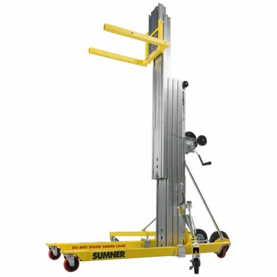 SUMNER Material Lift: 800 lb, Adj Base, With Outriggers - General Purpose Material Lifts