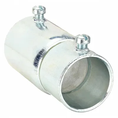 RACO Combination Conduit Coupling: Steel, 3/4 in Trade Size, 2 21/32 in Overall Lg - Combination Conduit Couplings