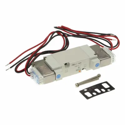 SMC Solenoid Air Control Valve: Five-Way / Two-Position, SYJ5000, Double Solenoid - SMC SYJ Series Directional Control Valves